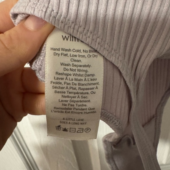 WILFRED lilac backless bodysuit - Picture 4 of 5